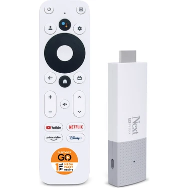 Next 4K Tv Stick - 12 Aylık D-Smart Go Mega