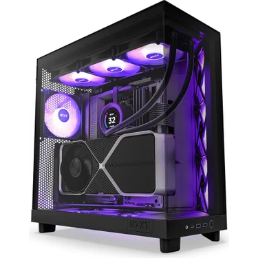 Nzxt H Series H6 Flow Rgb 3X120MM Rgb (Atx, Micro-Atx, Mini-Itx) CC-H61FB-R1 Siyah Atx Oyuncu