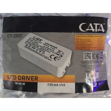 Cata CT-2517 Slim LED Panel Driver 5 Adet Fiyatı