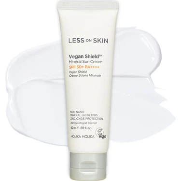 HOLIKA HOLIKA Vegan Shield Mineral Sun Cream Spf 50+ Pa++++ - Mineral Filtreli Güneş Kremi 50