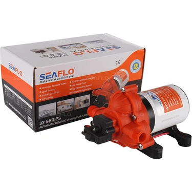 Seaflo SFDP1-030-045-33 Karavan, Tekne Hidroforu 12 Volt 11.3 Lt/dak 45 Psi 3.1