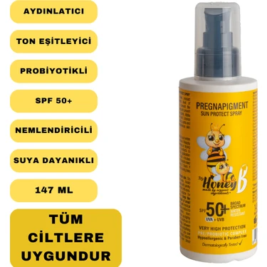 My Honey B Pregnapigment Sun Spray 147 ml Renk Düzenleyici Güneş