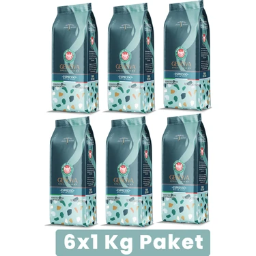 Espresso Genova Blend (ÇEKİRDEK VEYA ÖĞÜTÜLMÜŞ) Kahve 6x1 Kg