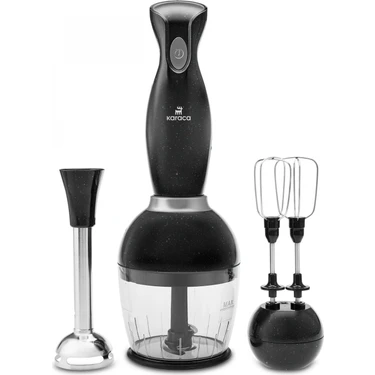 Karaca Pro-Midi Plus 3'lü Blender Set Shiny Black