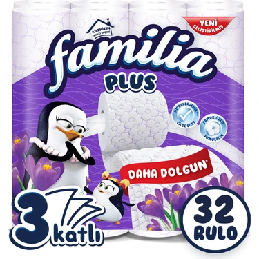 Familia Plus Parfümlü Tuvalet Kağıdı 32'li (Sihirli Çiçekler