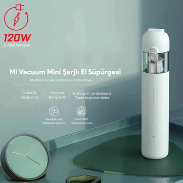 Xiaomi Mi Vacuum Mini Şarjlı El Süpürgesi 120 Watt Global