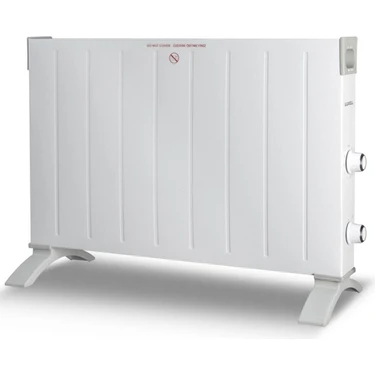 Luxell HC-2947 Termostatlı Beyaz Konvektör Elektrikli Isıtıcı 2500 Watt