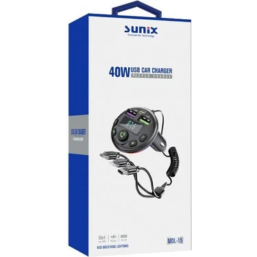 Sunix Mdl-15 3in1 Fm Araç Kiti Fiyatı - Taksit Seçenekleri