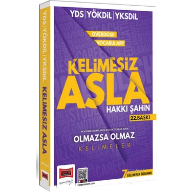 Yargı Yayınevi 2024 YDS YÖKDİL - YKSDİL Overdose Vocabulary Kelimesiz