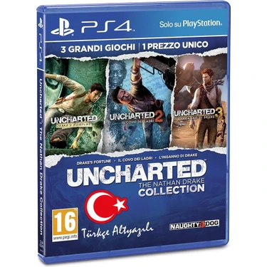 Naughty Dog Uncharted™: The Nathan Drake Collection Ps4 Oyun 3 Oyun Tek CD Türkçe Altyazılı - Sıfır