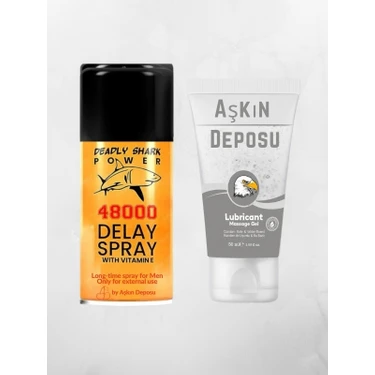 Aşkın Deposu Kayganlaştırıcı Jel 50ML + Sprey