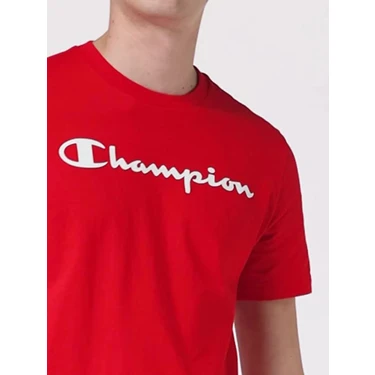 T shirt champion rouge homme online