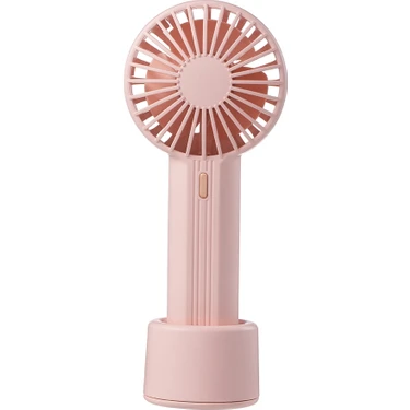 Hermoso Mini USB Fan Yaz Hava Soğutucu Açık Seyahat El Soğutma Fanı Pembe (Yurt