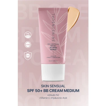 Skin Sensual Bb Krem Medium | 50 Spf Uva/Uvb Pa++++ Aydınlık Ve