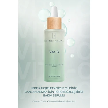 Skin Sensual Vita-C  ve Cilt Tonu Eşitleyici Cilt Bakım Serumu 30