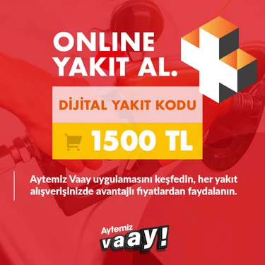 Aytemiz Akaryakıt Aytemiz Vaay Dijital Yakıt Kodu 1500