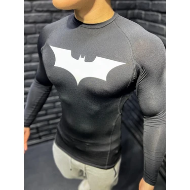  Batman コンプレッション ロングスリーブ Yhm Uzun Kollu Spor Body Tam Beden Fit Compression Erkek Fiyatı