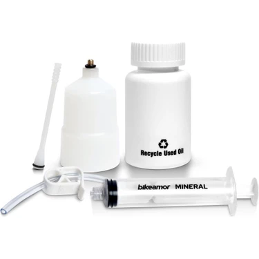 Bikeamor Hidrolik Disk Fren Servis Kiti Shimano MTB/Tur Uyumlu 100 ml Yağ Değişimi
