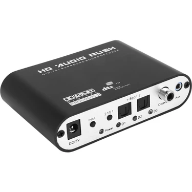 Chihiro586 - 9278 5.1 Ch Ses Kod Çözücü Spdıf Koaksiyel Rca Dts Ac3 Dijital&#x27;den 5.1 Amplifikatör