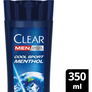 Clear Men Kepeğe Karşı Etkili Şampuan Cool Sport Menthol 350