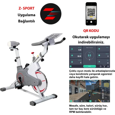 Kochler Spinning Bike  Egzersiz Bisikleti ve Egzersiz Aleti - Kondisyon Bisikleti - Spor