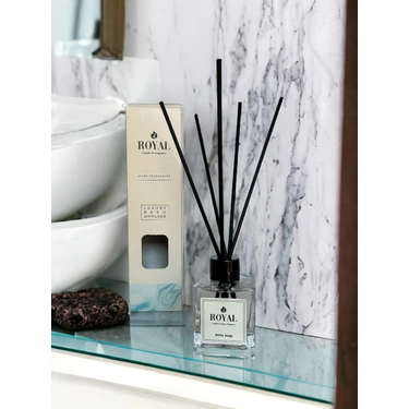 Royal Mum Beyaz Sabun - White Soap - 50 ml Çubuklu Oda ve Ortam