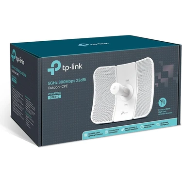 TP-LINK CPE610 5GHZ 300MBPS 23DBI 30KM PTP/PTMP DIŞ ORTAM ACCESS