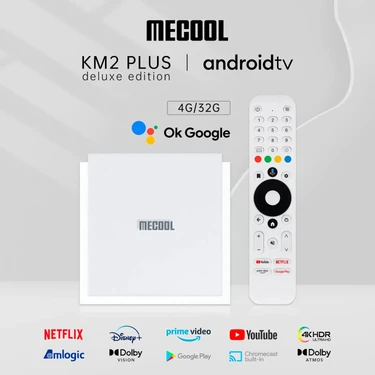 Mecool Km2 Plus Deluxe 4gb Ram 32GB SSD Lisanslı Android