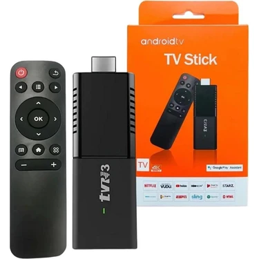 Bakeey 4K Android Tv Stick Medya Oynatıcı Android 7.1 Ultra Hd Tv Box Google Play Asistan Smart Tv