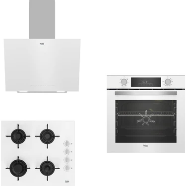 Beko New White Star 3'lü  Ankastre Set  ( Bfc 330 B - Bocd T 6011 Eb - Bde 6040 B