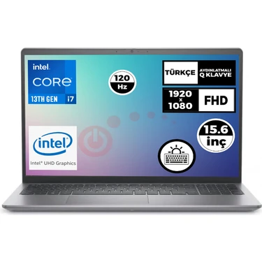 Dell Vostro 3530 Intel Core I7-1355U 32GB 1tb SSD 15.6" Fhd 120Hz Freedos Taşınabilir Bilgisayar