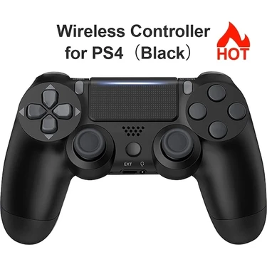 Papajack Siyah-Gamepad Ps4 Joystick Denetleyicisi Sony Playstation 4 Pro Slim Pc Ios Android