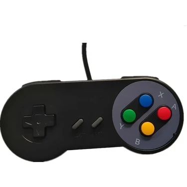 Papajack Black-1pcs Kablolu Süper USB Denetleyici Gamepad Joystick Nintendo Snes Oyunları Windows