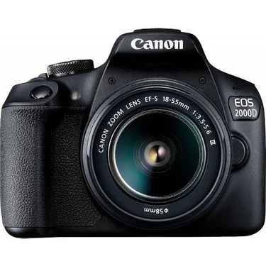 Canon EOS 2000D 18-55MM DC III DSLR Dijital Fotoğraf Makinesi İthalatçı