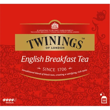 Twinings English Breakfast 50'lik Poşet