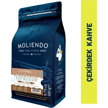 Moliendo Positano Espresso Blend Kahve (Çekirdek Kahve) 250