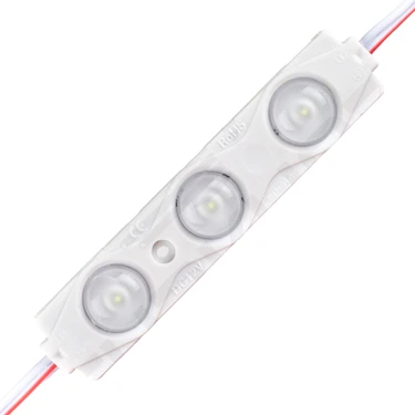 Amber LED Mercekli Modül LED 1.5 Watt 12V Tabela, Vitrin, Akvaryum, Tezgah, Makyaj Aynası