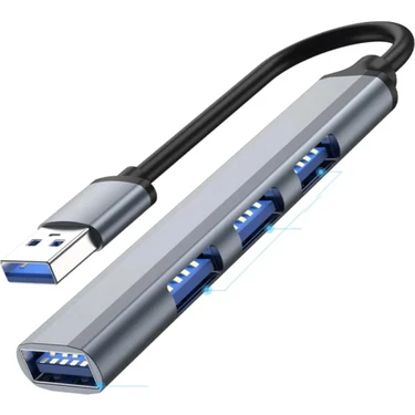 Eco Center USB Hub Çoğaltıcı Adaptör 4in1 4 Port Girişli 2.0-3.0 Hız Pc Bilgisayar USB