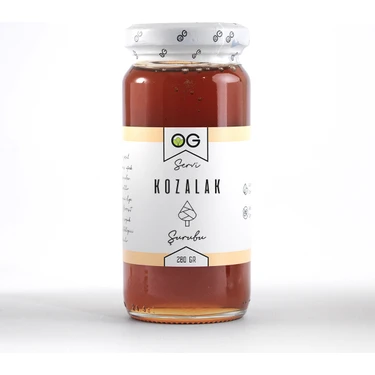 OG natural Kozalak Şurubu 280 Gr (Rafine Şekersiz) Doğal İçeriklerle Taze Servi Kozalağından