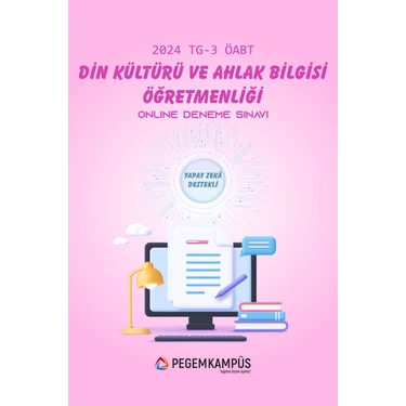 Pegem Akademi Yayıncılık 2024 Tg-3 Öabt Din Kültürü ve Ahlak Bilgisi Online Deneme