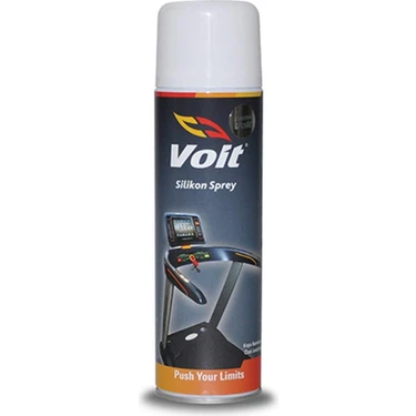 Voit 500 ml Silikon Sprey Koşu Bandı Yağı Siyah Renk, Sürtünmeyi Azaltan ve Motor Ömrünü