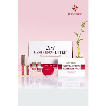 Iconsign 2in1 Yeni Lash Lift,kirpik Lifting,perma ve Kaş Laminasyon Seti(Büyük Set)(Yeni Balm