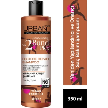 Urban Care No.2 Bond Plex Restore Repair Yıpranma Karşıtı Saç Bakım Şampuanı 350 ml -