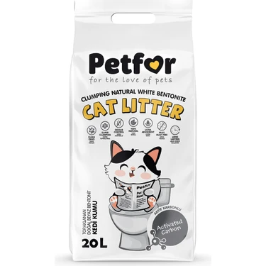 Petfor 20 Lt Aktif Karbonlu Kedi