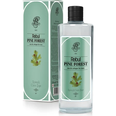 Rebul Pine Forest EDC Kolonya 250 ml Cam Şişe Ferah Orman Esintili Erkek