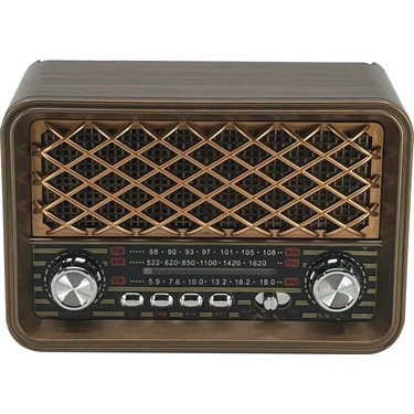 Haırun HR-30BT Nostalji Radyo Kablosuz Hoparlör - Speaker