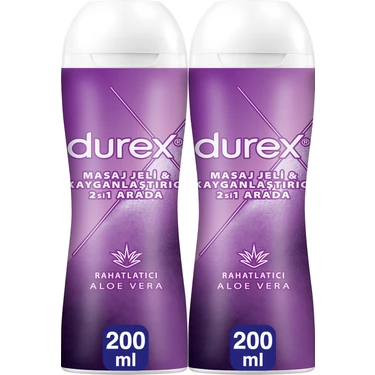 Durex Aloe Vera  & Masaj Jeli 200 ml X