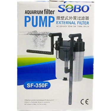 Sobo SF-350F Dış Filtre 300 Lth 5 W