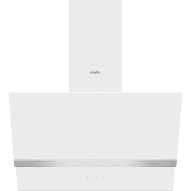 Simfer SD8739 60 cm Premium Inox Dekorlu Beyaz Cam