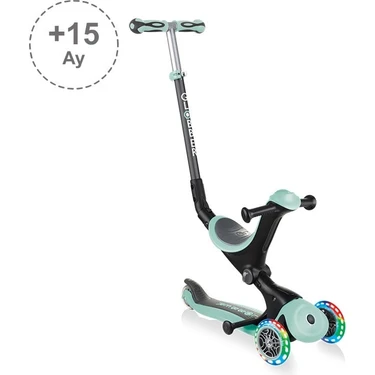 Globber Go Up Deluxe Işıklı Scooter - Mint